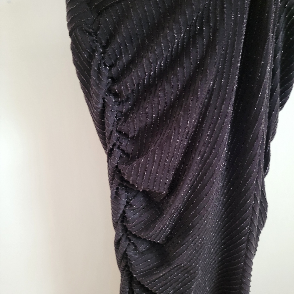 NWT Black strapless maxi dress.